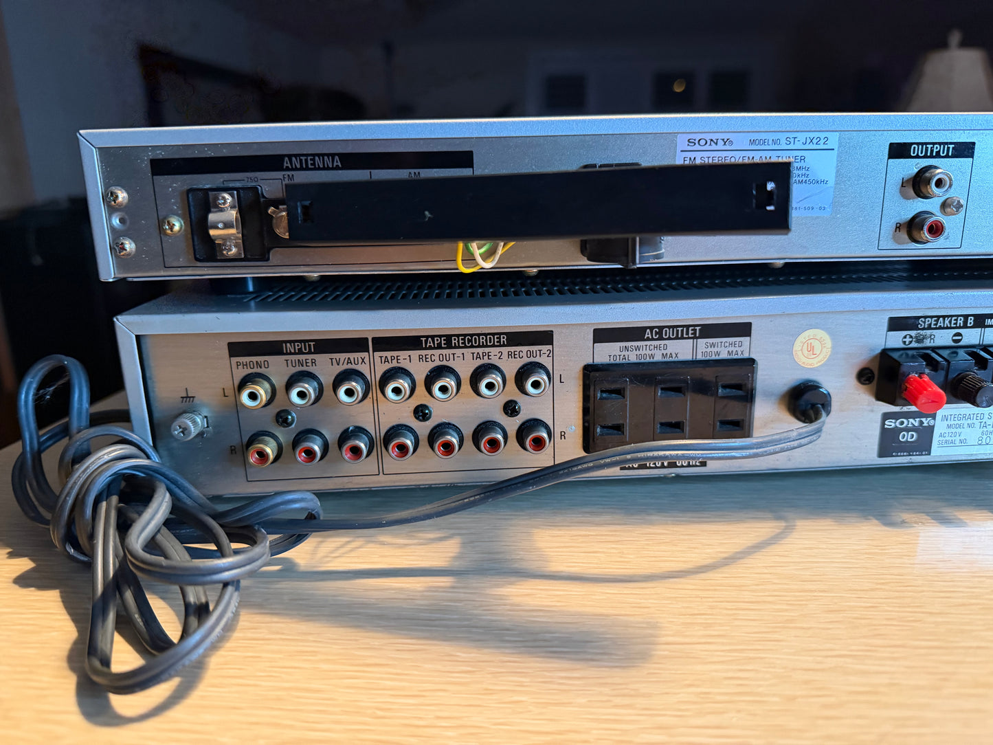 Sony TA-F55 Integrated Amplifier + ST-JX22 Tuner Freon Cooled 65WPC SERVICED🔥