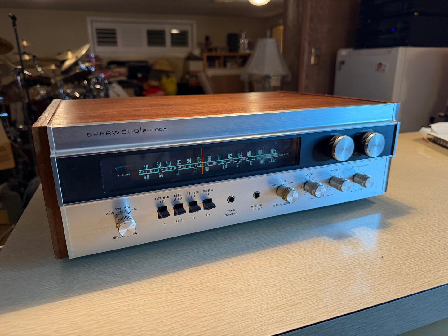Sherwood S‑7100A Receiver Beauty Face, Tested & Cleaned Sounds Great Very Rare🔥