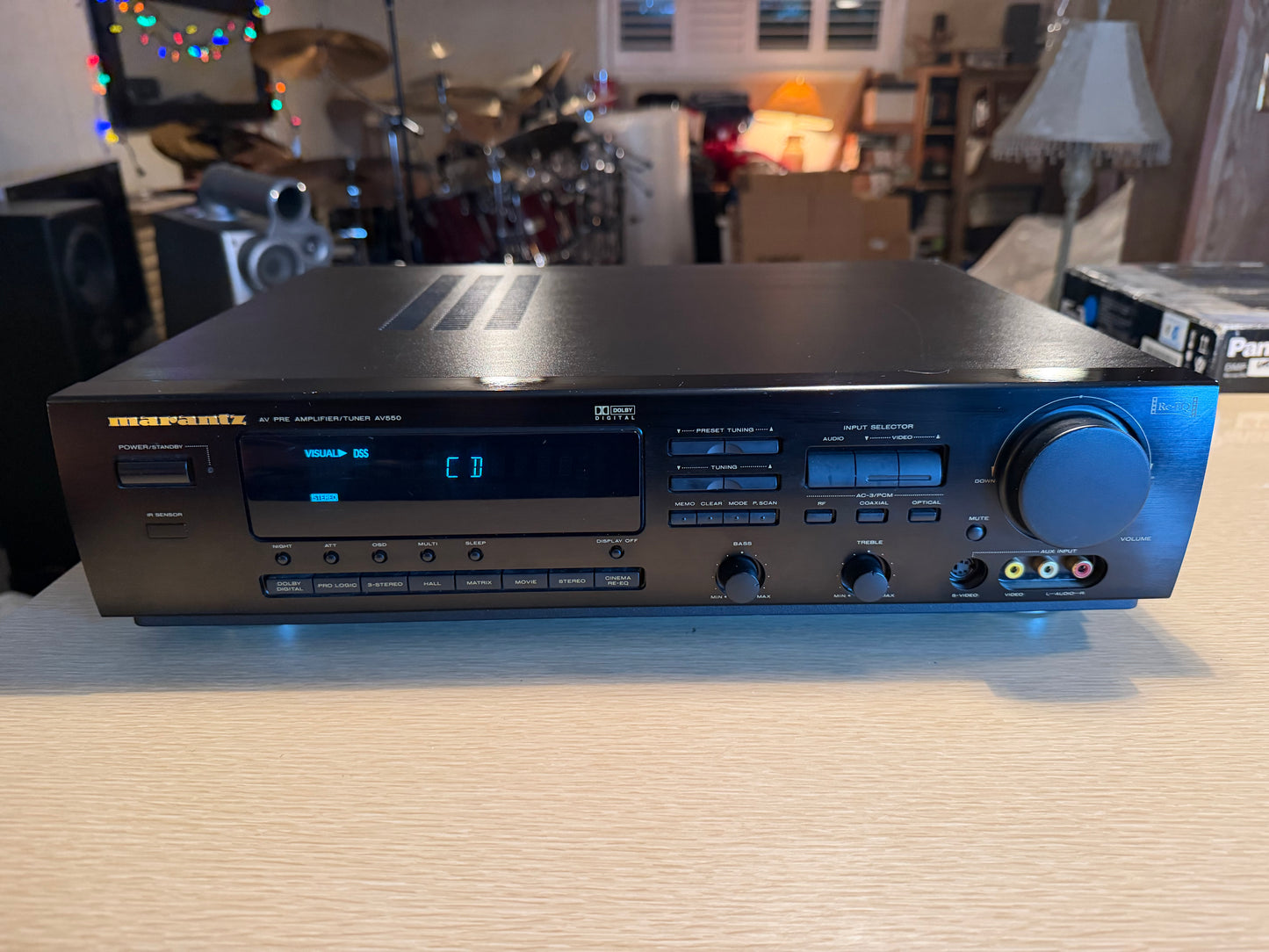 Marantz AV Preamplifier/ Tuner AV 550 High Fidelity Full Fresh Service V Rare🔥