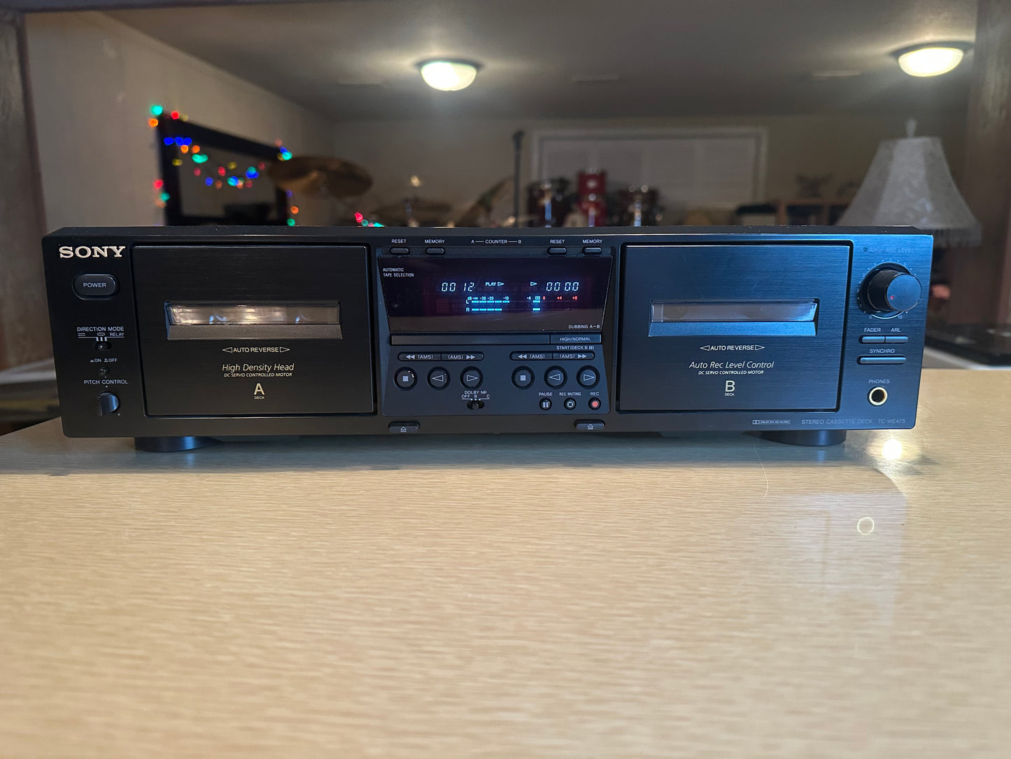 Sony TC-WE475 Dual Stereo Cassette Deck – Full +Freshly Serviced Great Condition