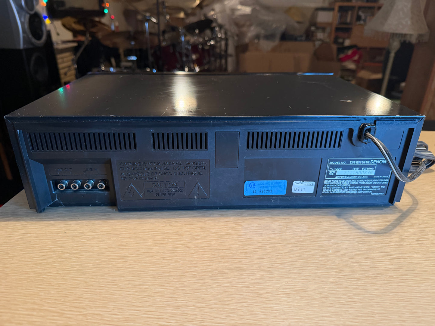 Denon DR-M10HX Cassette Deck HXPRO DOLBY C Serviced New Belts High Fidelity Rare