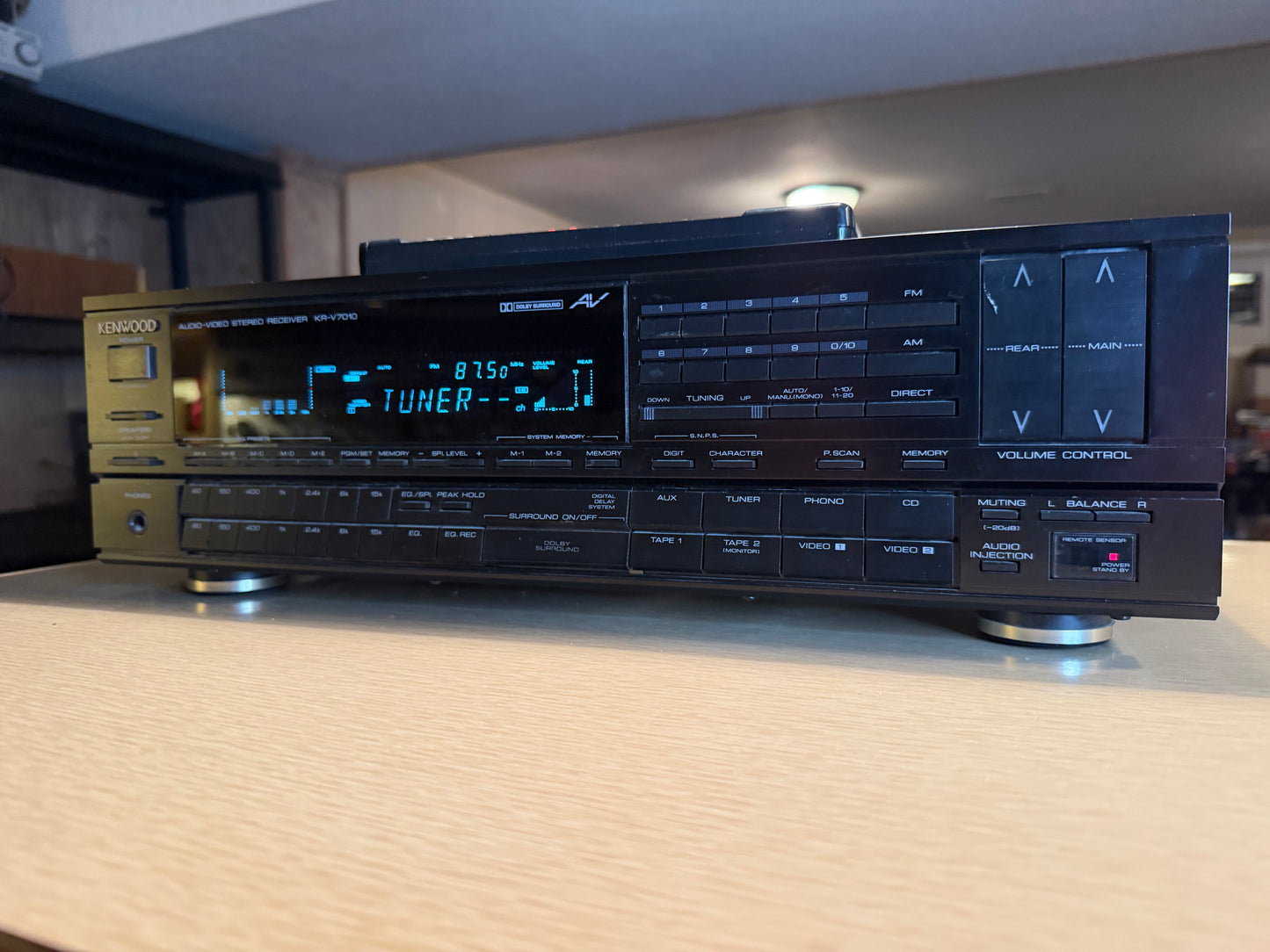 Kenwood KR-V7010 Audio/Video Stereo Receiver W/Remote Bundle Serviced Works