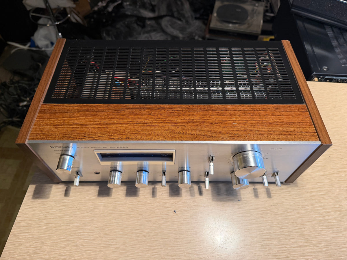 Pioneer SA-6800 Stereo Amplifier Vintage Beauty Japan Fresh Service Rare 🎶🔥