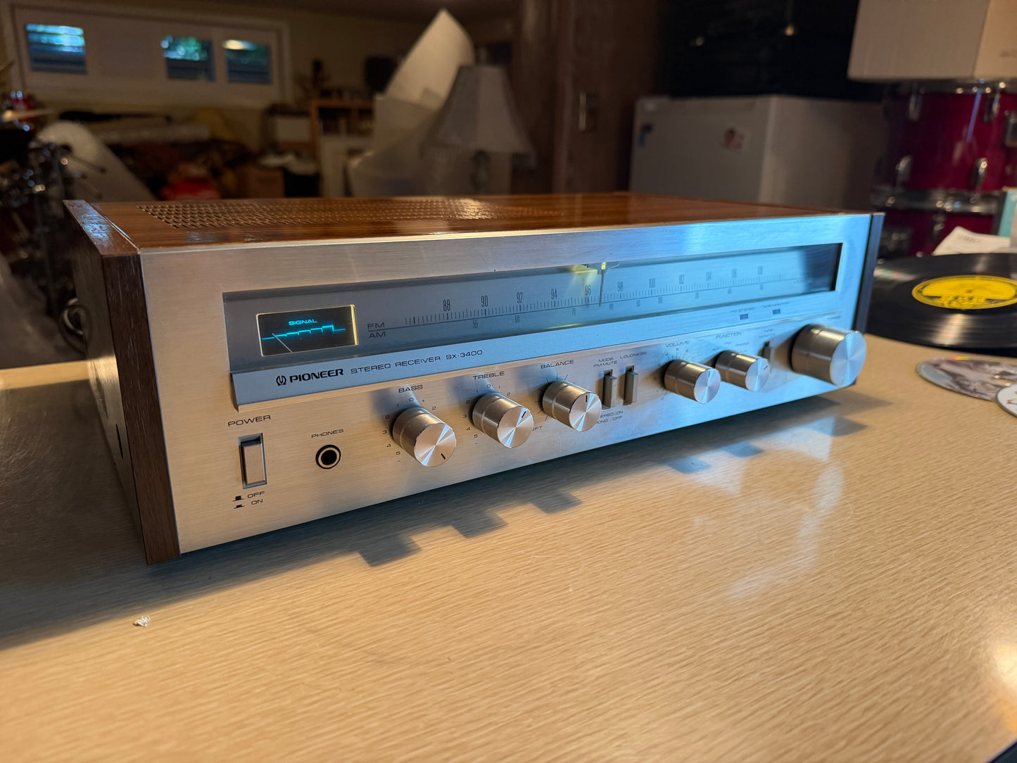 Vintage Pioneer SX-3400 AM/FM Stereo Receiver Tested Freshly Serviced Excellent!