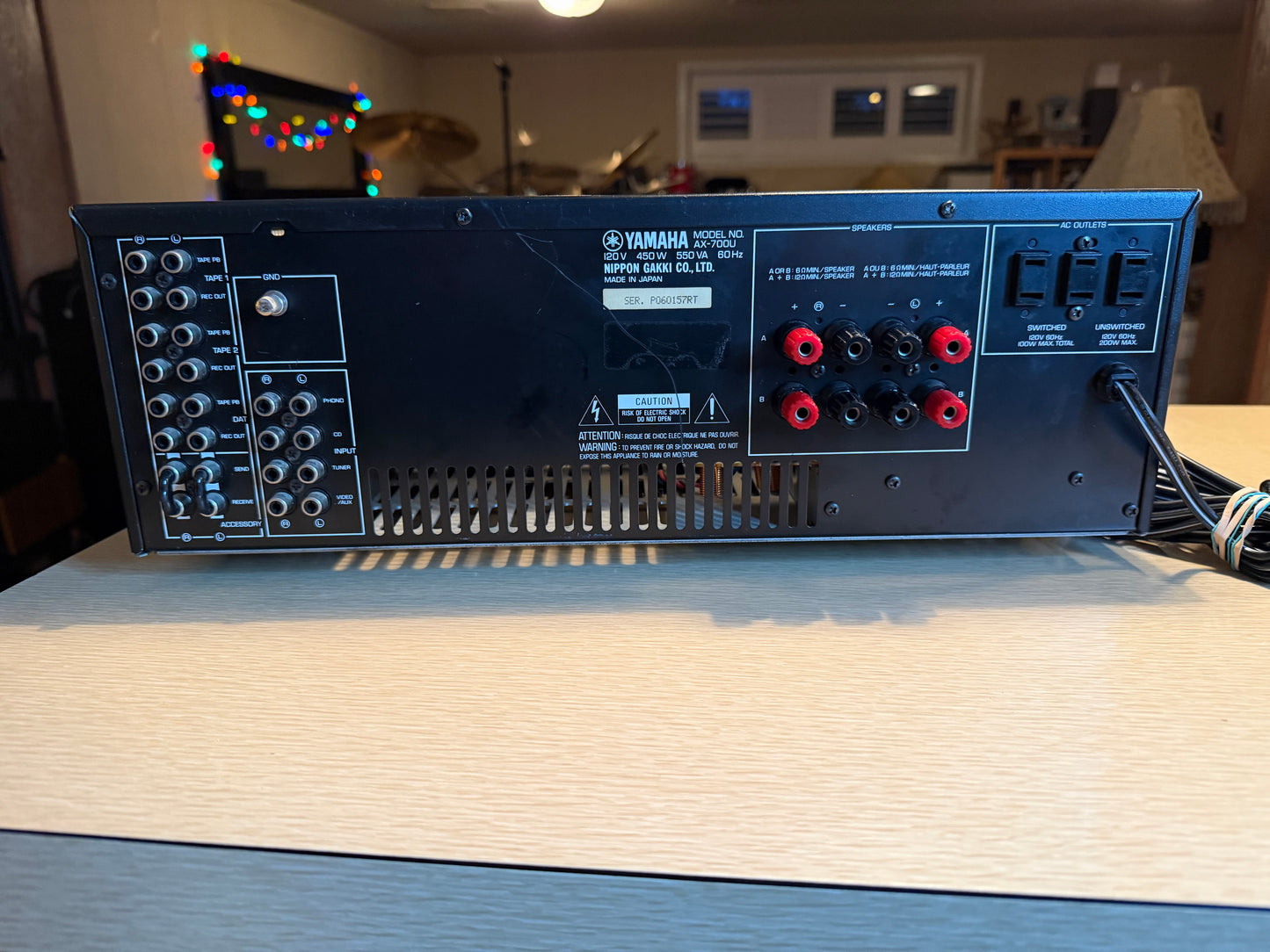 Yamaha AX-700U Integrated Natural Sound Amplifier 110WPC Stereo FRESH SERVICE🔥