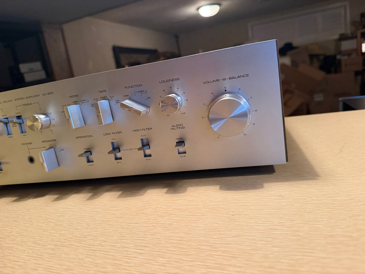 Vintage Mid 1970s Yamaha CA-800 Integrated Stereo Amplifier Pro Service N Mint🔥