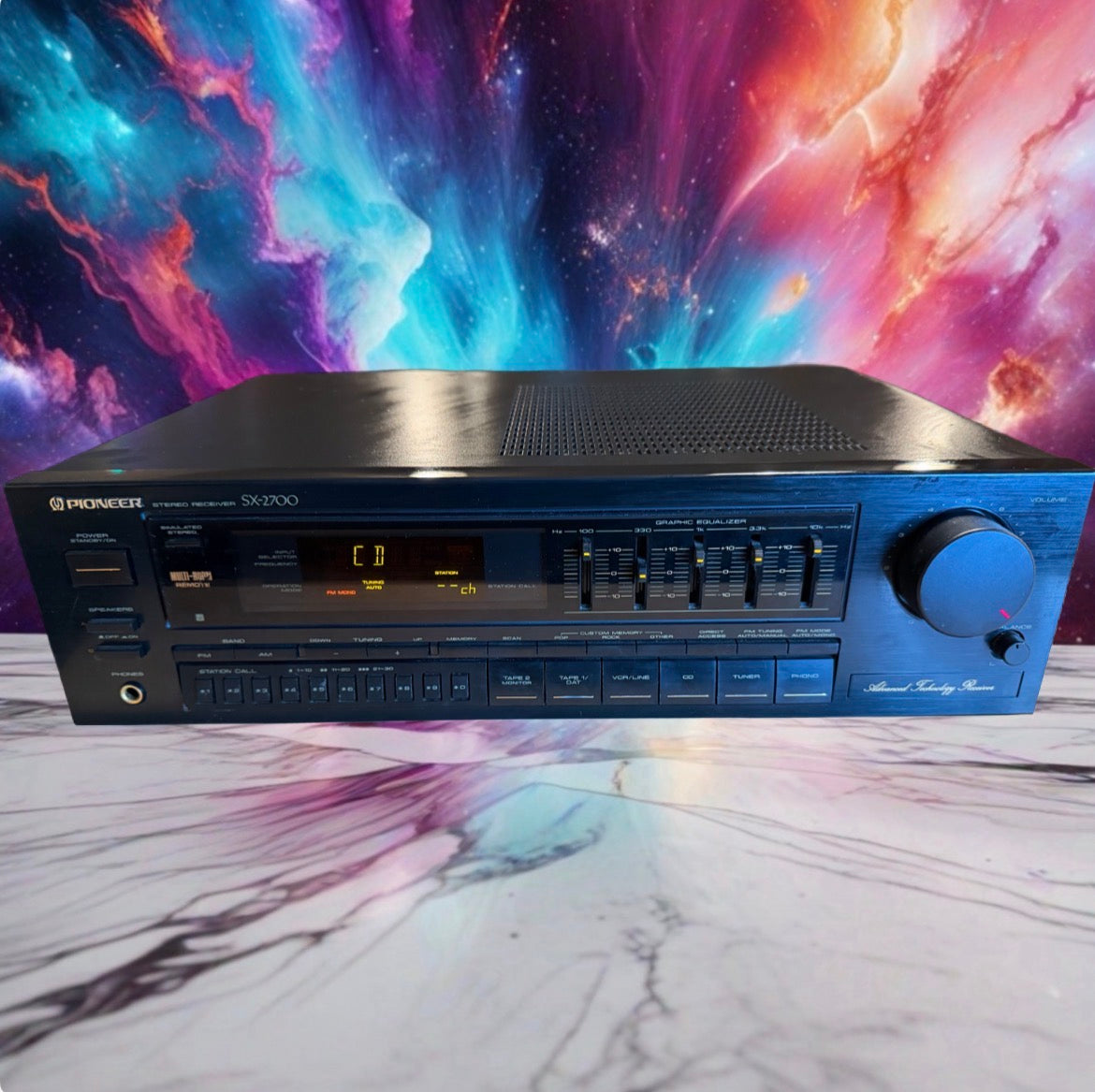 Pioneer SX-2700 AM/FM Stereo Receiver 65WPC EQUALIZER BUILT IN SERVICED V RARE🔥