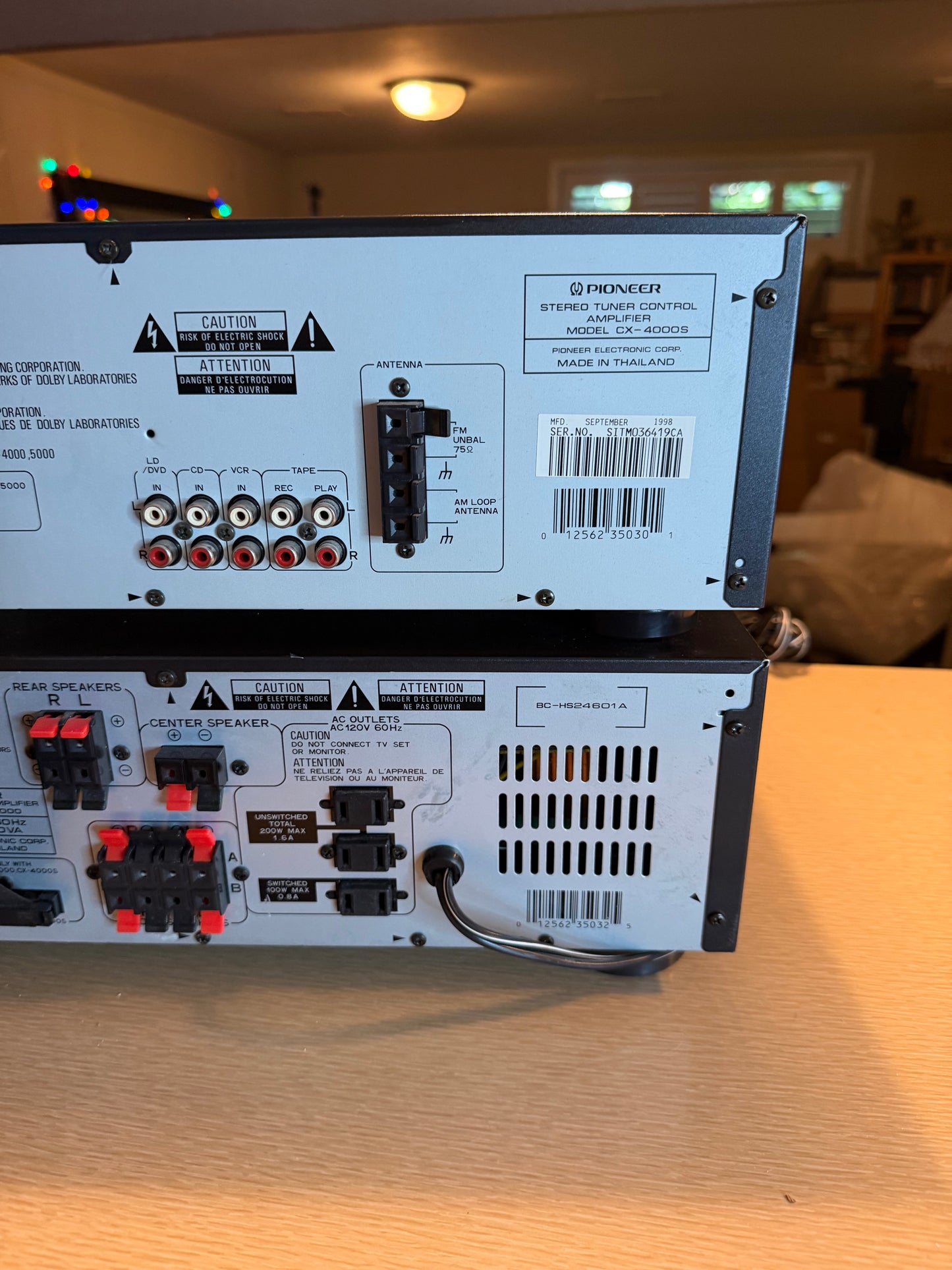 Pioneer M-4000 Power Amplifier & CX-4000 Stereo Preamp 100WPC Freshly Serviced🔥