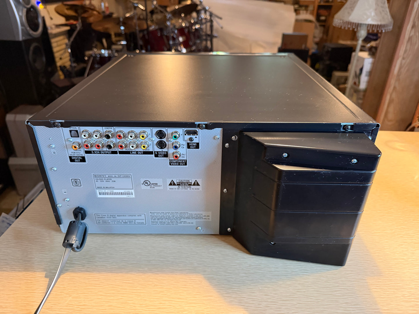 Sony DVP-CX995V Disc Explorer 400 CD With Remote/HDMI Cable. New Belts!!