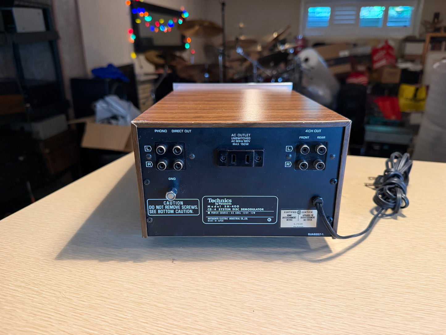 Technics SH-400 CD-4 Quad Disc Demodulator Quadraphonic Freshly Serviced Rare🔥