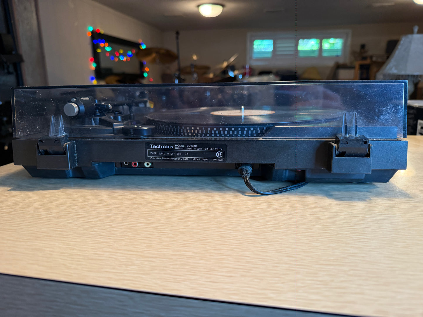 Vintage Technics SL-B20 Belt Drive Semi Automatic Turntable - New Belt Serviced!