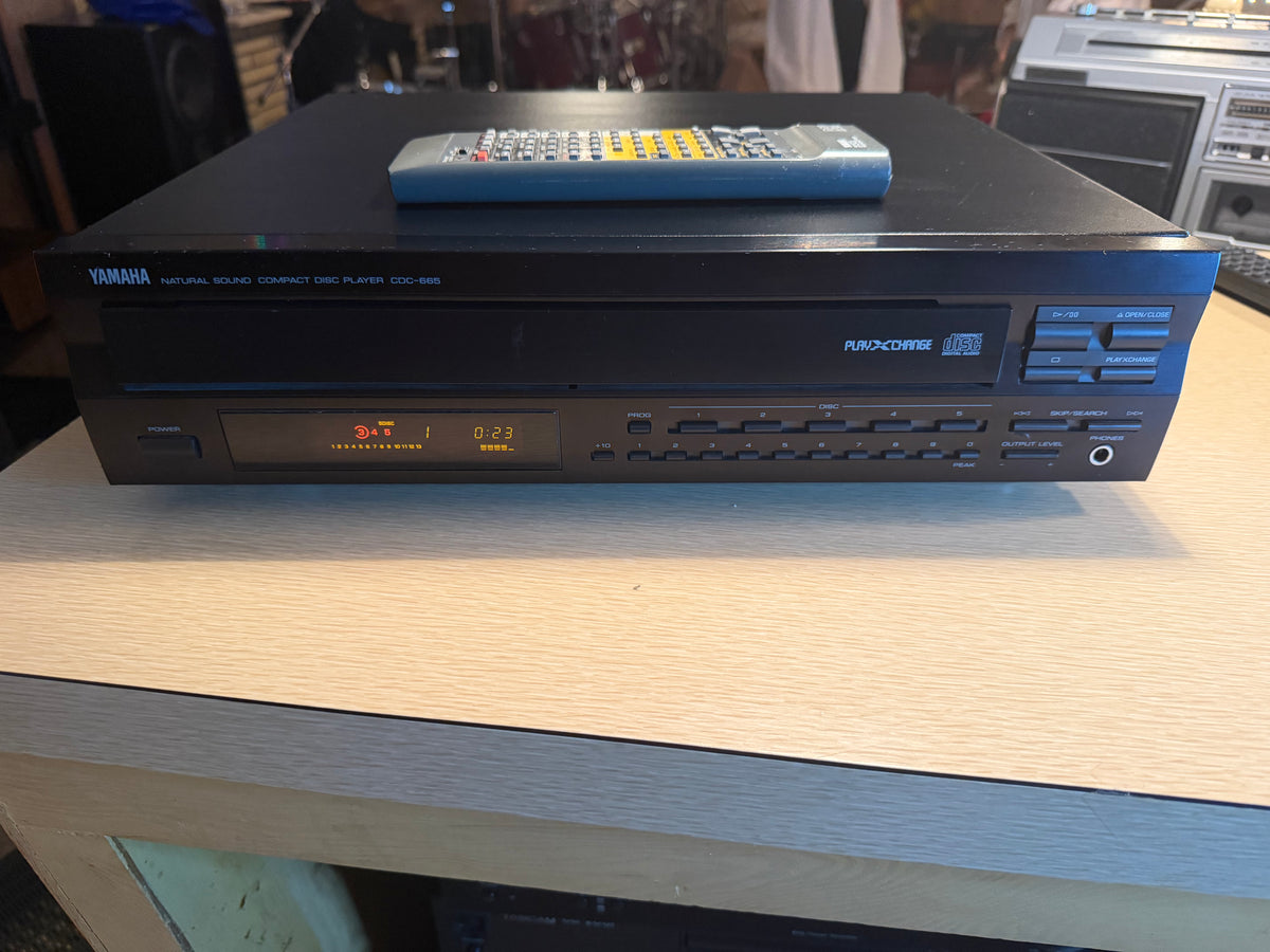 Yamaha CDC-665 5-Disc Carousel CD Player + Remote + Serviced Great Condition🎶🔥