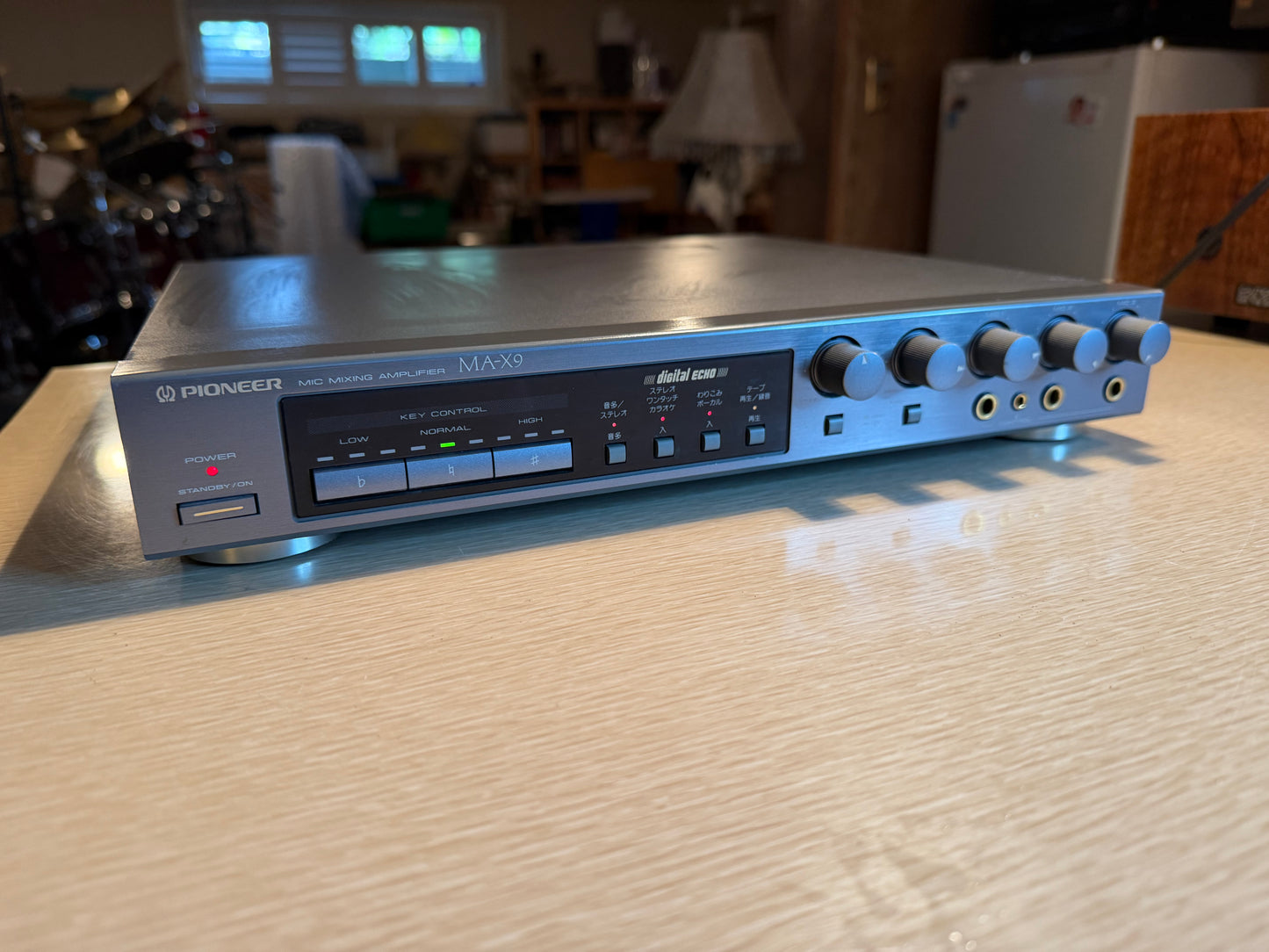 Pioneer MA-X9 Mic Mixer Echo Karaoke 1994 Japan Vintage Gray *SERVICED* V RARE🔥
