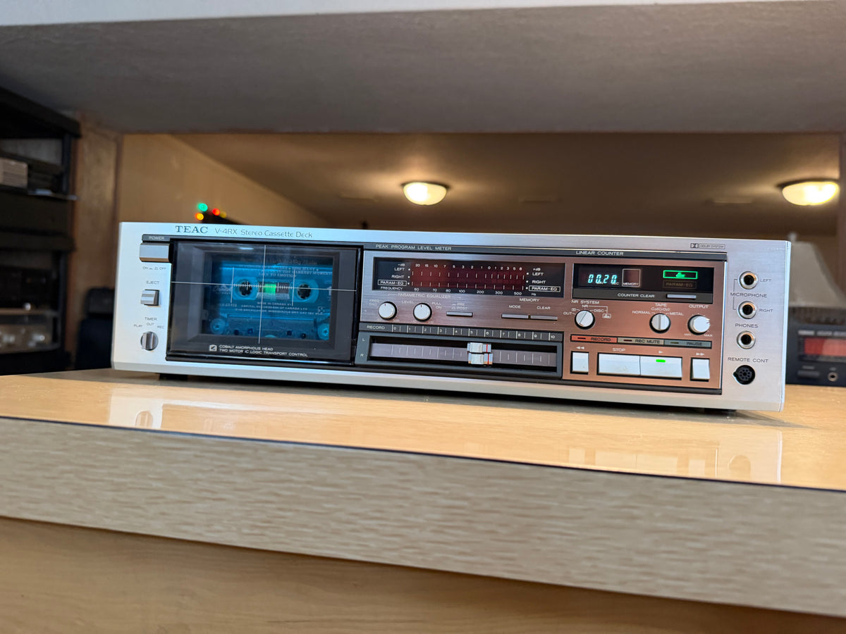 Vintage Teac Cassette Deck V-4RX Made In Japan Full Service Recapped Dbx Works✅