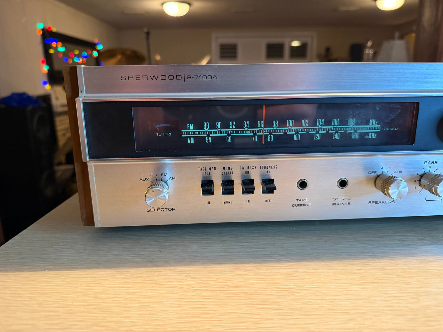 Sherwood S‑7100A Receiver Beauty Face, Tested & Cleaned Sounds Great Very Rare🔥