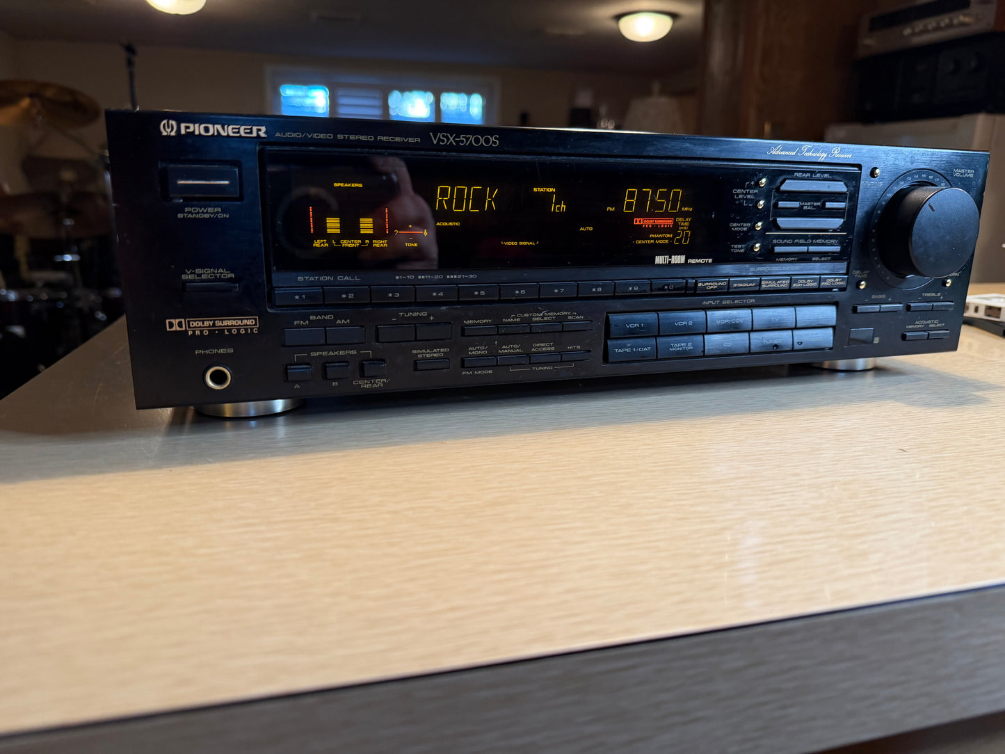 Pioneer VSX-5700S Audio / Video Stereo Receiver 105 WPC TANK Serviced V Rare🔥