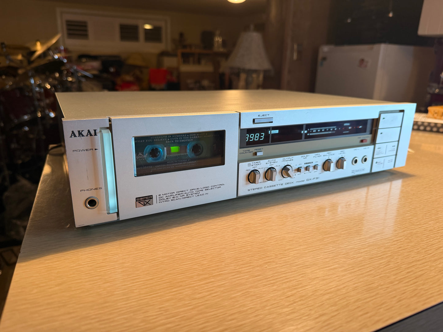 AKAI GX-F31  Deck  Direct Drive, Glass Ferrite Heads Full Fresh Service V Rare🎶