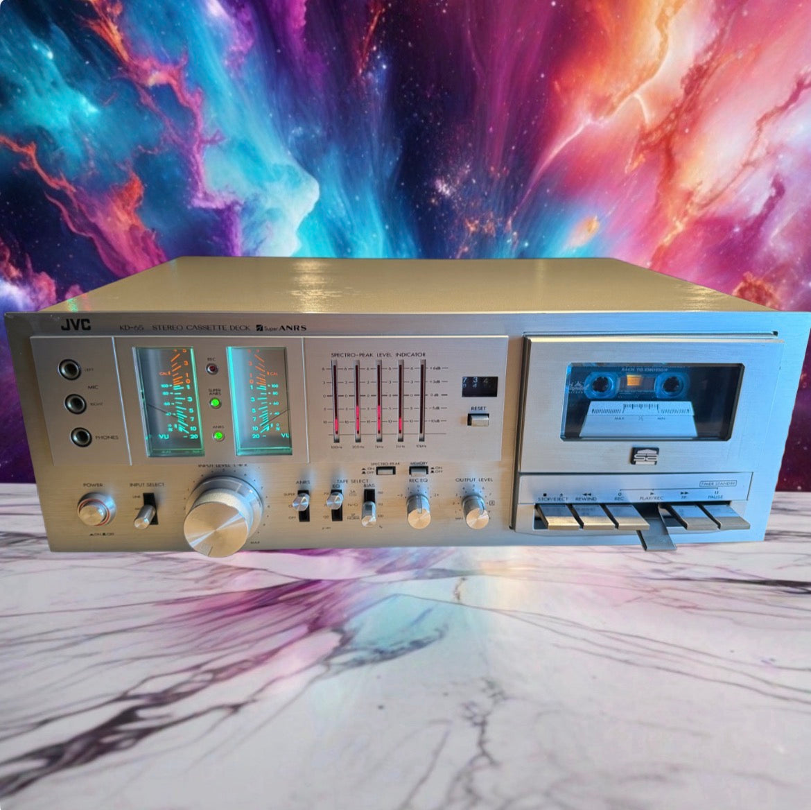 Very Cool JVC KD-65 Cassette Deck – Freshly Serviced, New Belt – Excellent Cond!