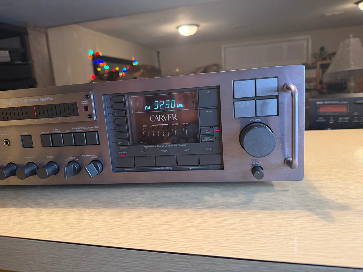 Carver MXR-2000 Stereo Receiver FRESH Pro Service Flagship Carver 200WPC Amp🔥🎶