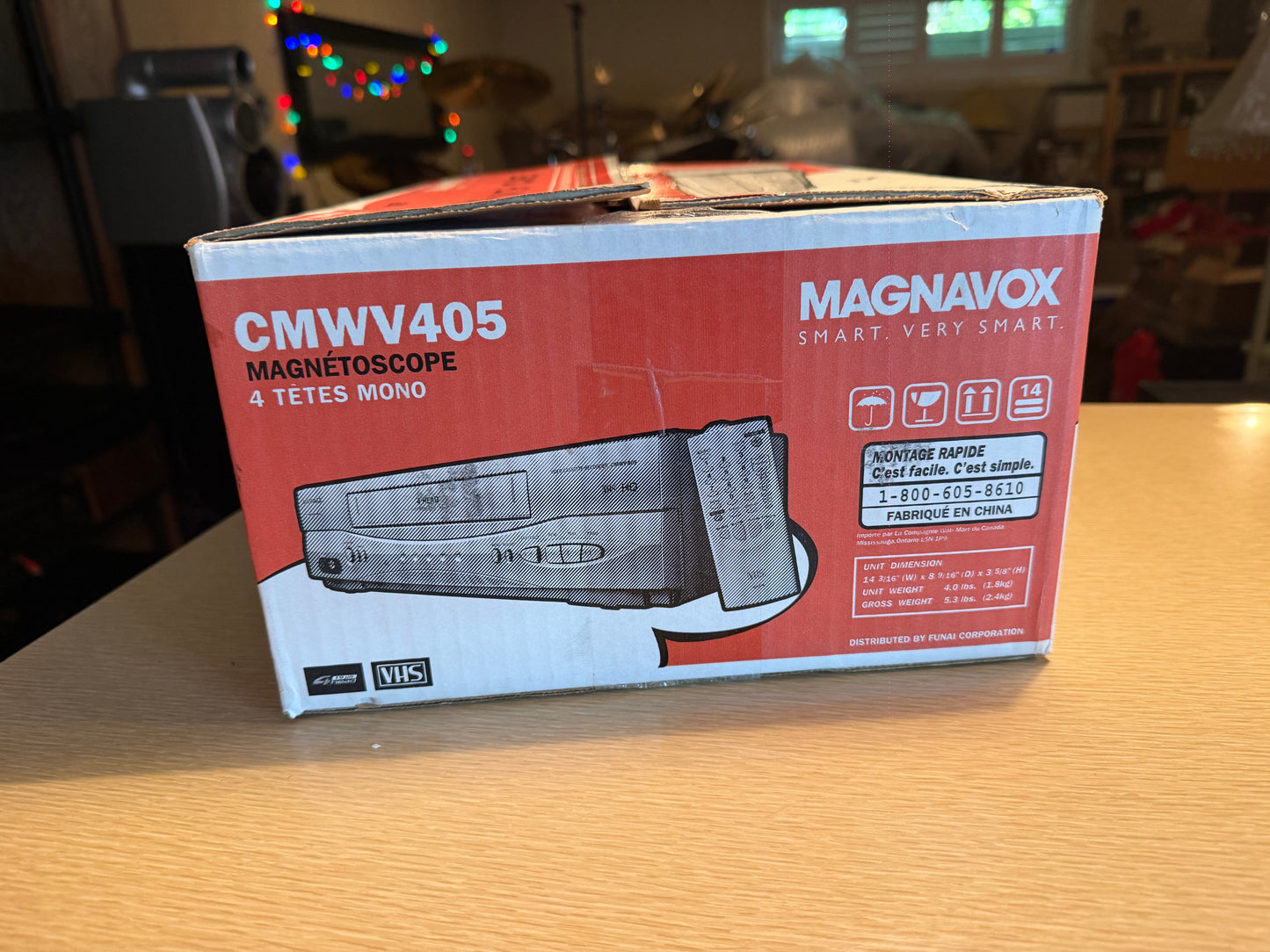 Magnavox CMWV405 VCR VHS Player Brand New In Box Never Used! Very Rare!