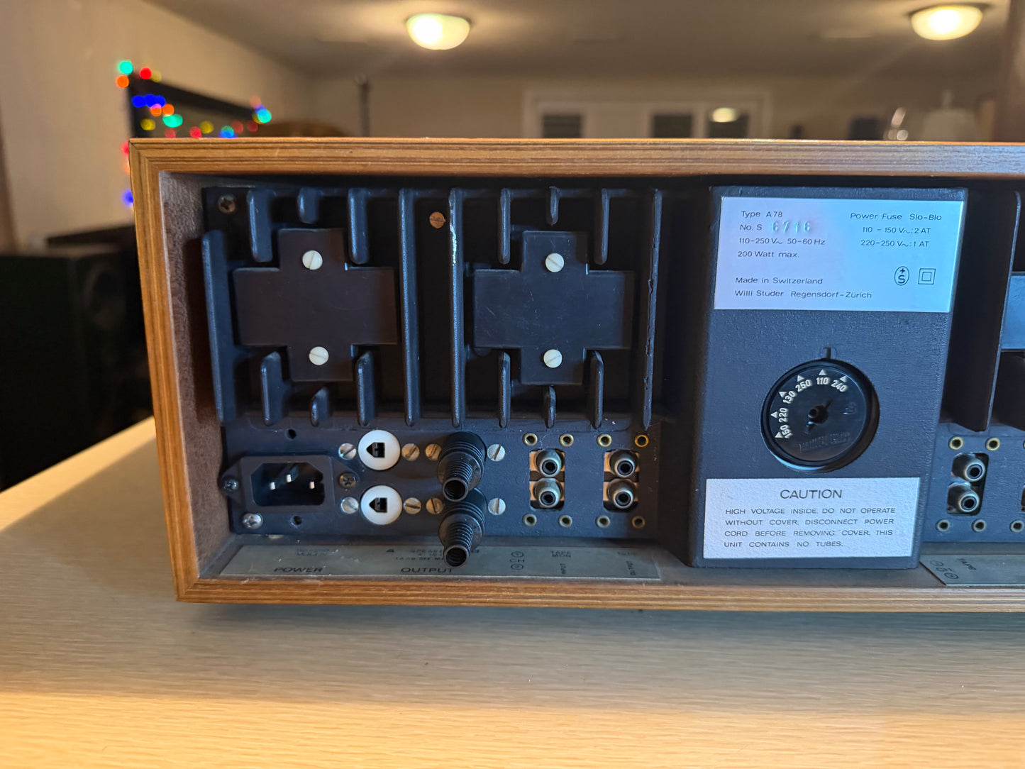 VTG Revox A78 Solid-State Integrated Stereo Amplifier Serviced Sounds Great Rare