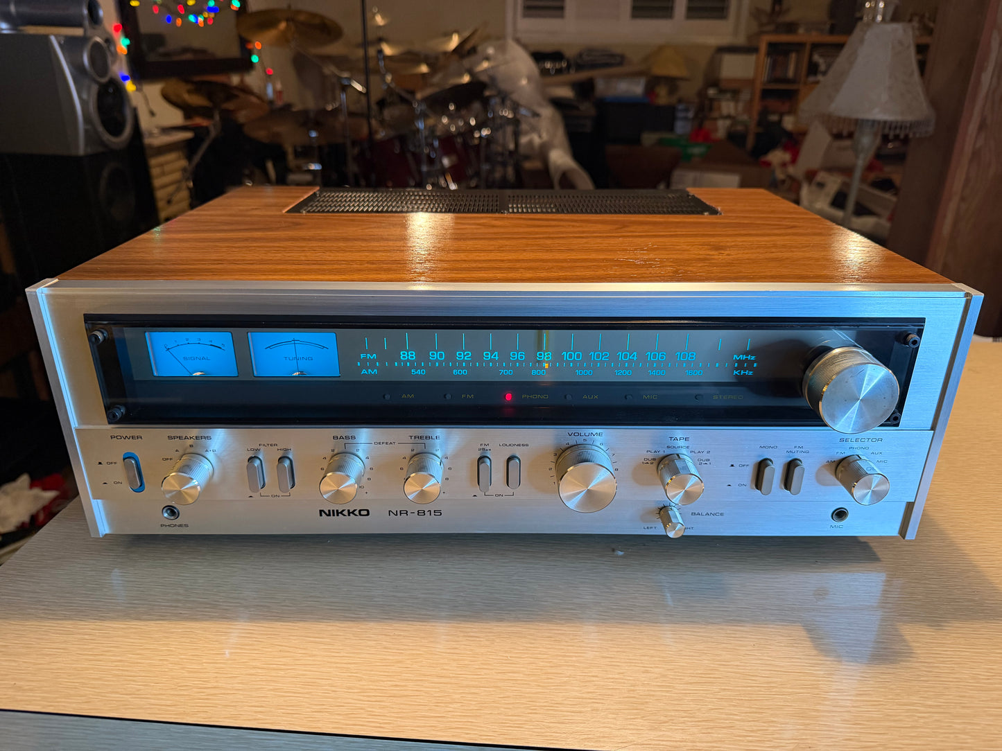 Nikko NR-815 Am/Fm Stereo Receiver Amplifier FULL FRESH SERVICE Near Mint Rare💎