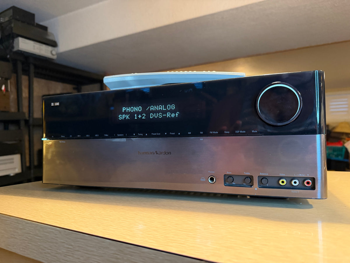 Harman Kardon Stereo HK3490 Stereo Receiver Fresh Service Remote Bundle 120WPC🔥