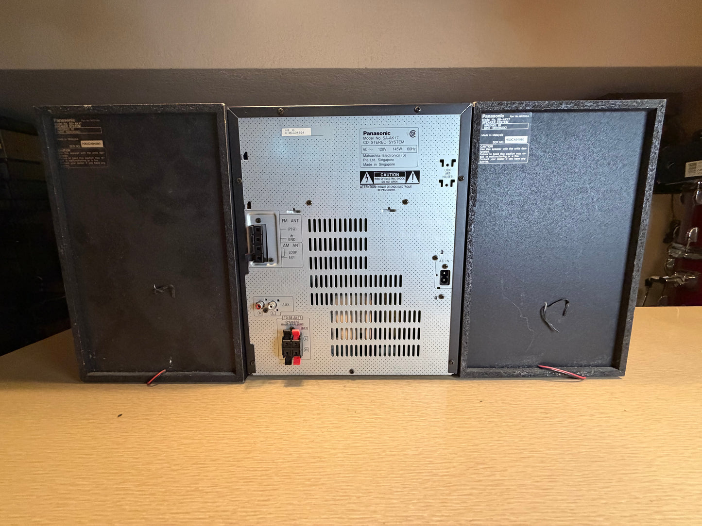 Panasonic SA-AK17 CD Changer Radio Cassette Deck All Functions Fully Operational