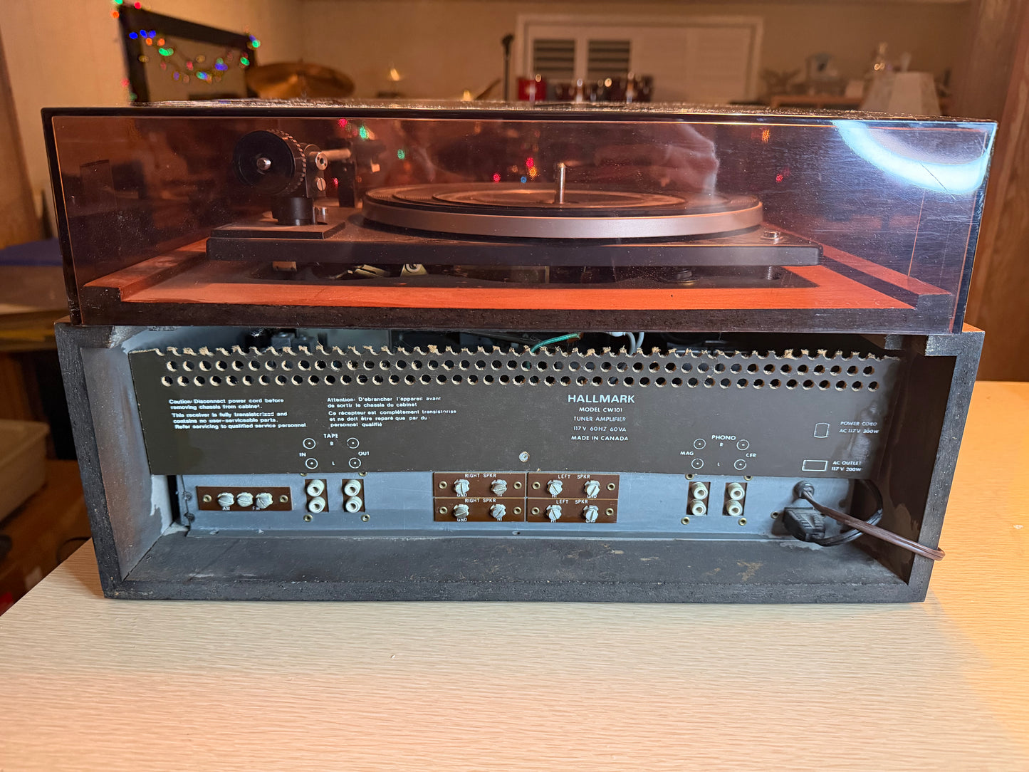 Vintage Hallmark (FISHER) Receiver Dual 1214 Combo Unit Tested Working X Rare
