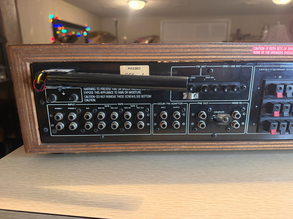 VTG 1970s Yamaha CR-2020 Natural Sound Stereo Receiver AM/FM Tested Working 🔥🎶
