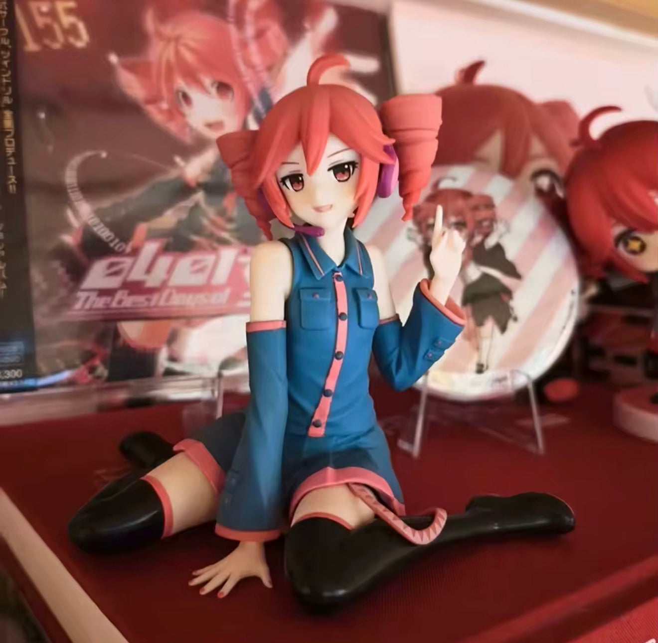 Kasane teto Anime figure Pink dress model action figures toys POP UP PARADE NEW
