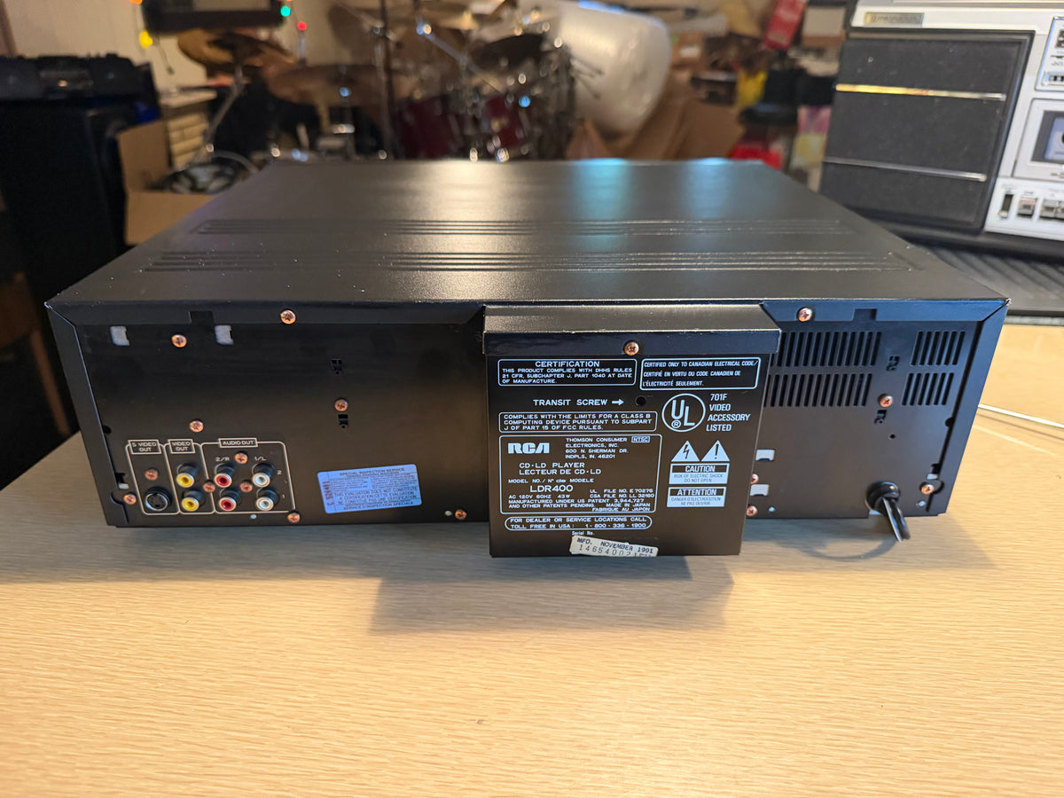 RCA LDR400 Model Both Side Play Laserdisc Player FRESHLY Serviced Near Mint🔥✅