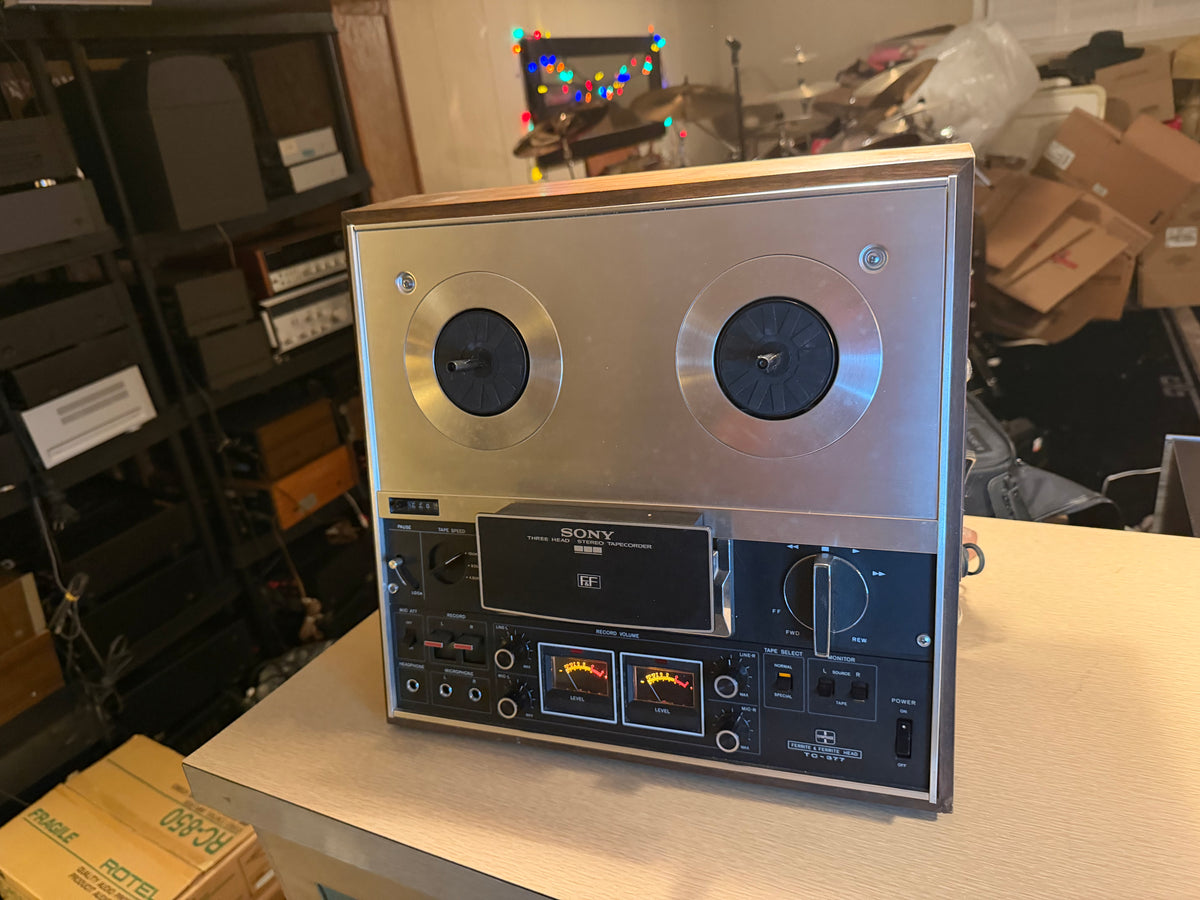 Sony TC-377 2-Channel 3-Heads Reel-to-Reel Near Mint Serviced W/ Orig Box🎶🔥