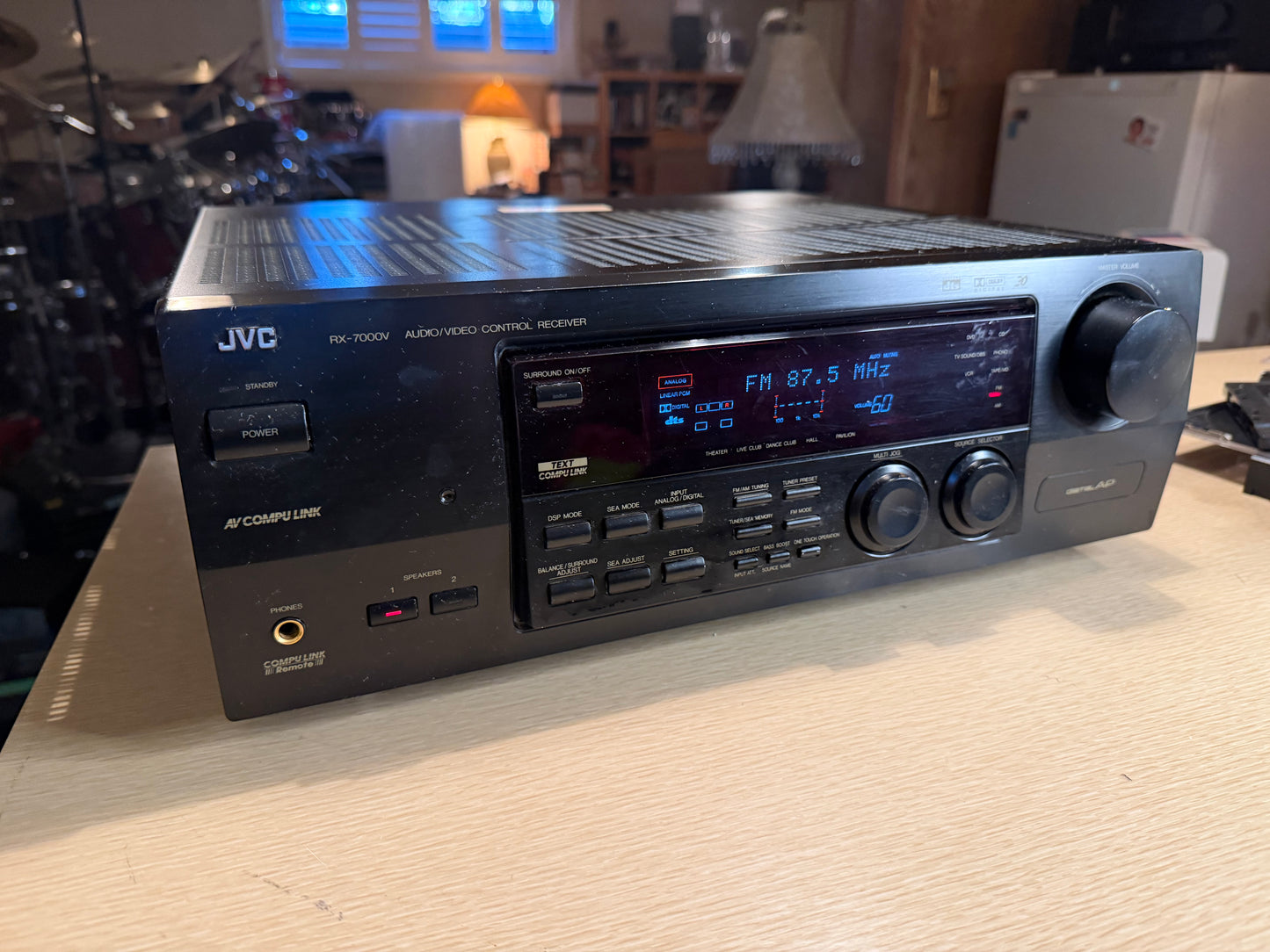 JVC RX-7000V / RX-7000VBK Audio/Video Reciever 110WPC BEAST SERVICED RARE🔥🎶