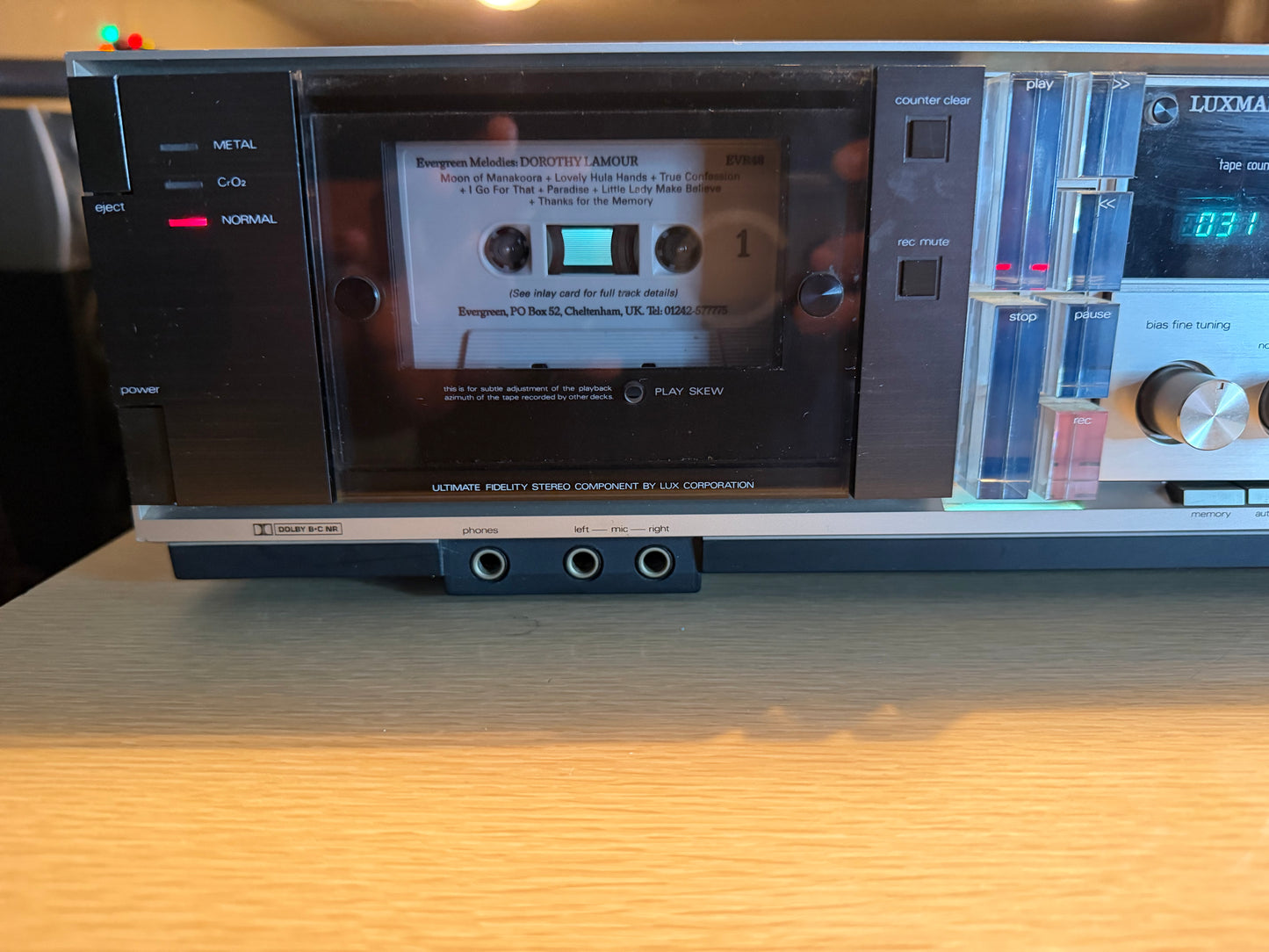 Luxman KX-101 2- Head "Suckface" Cassette Deck Full Fresh Service High Fidelity!