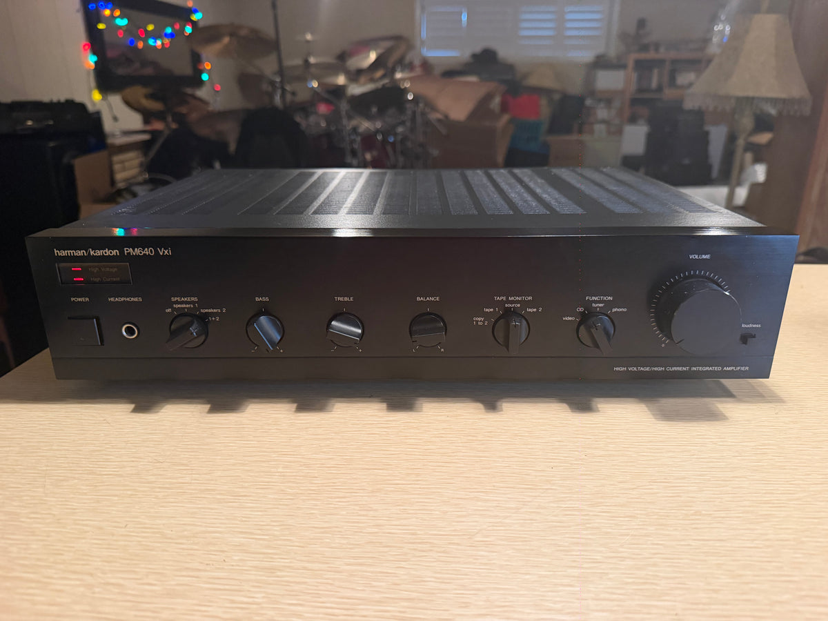 Legendary & RARE Harman/Kardon PM640 Vxi Amplifier ~ Powerful 80s Beast Serviced