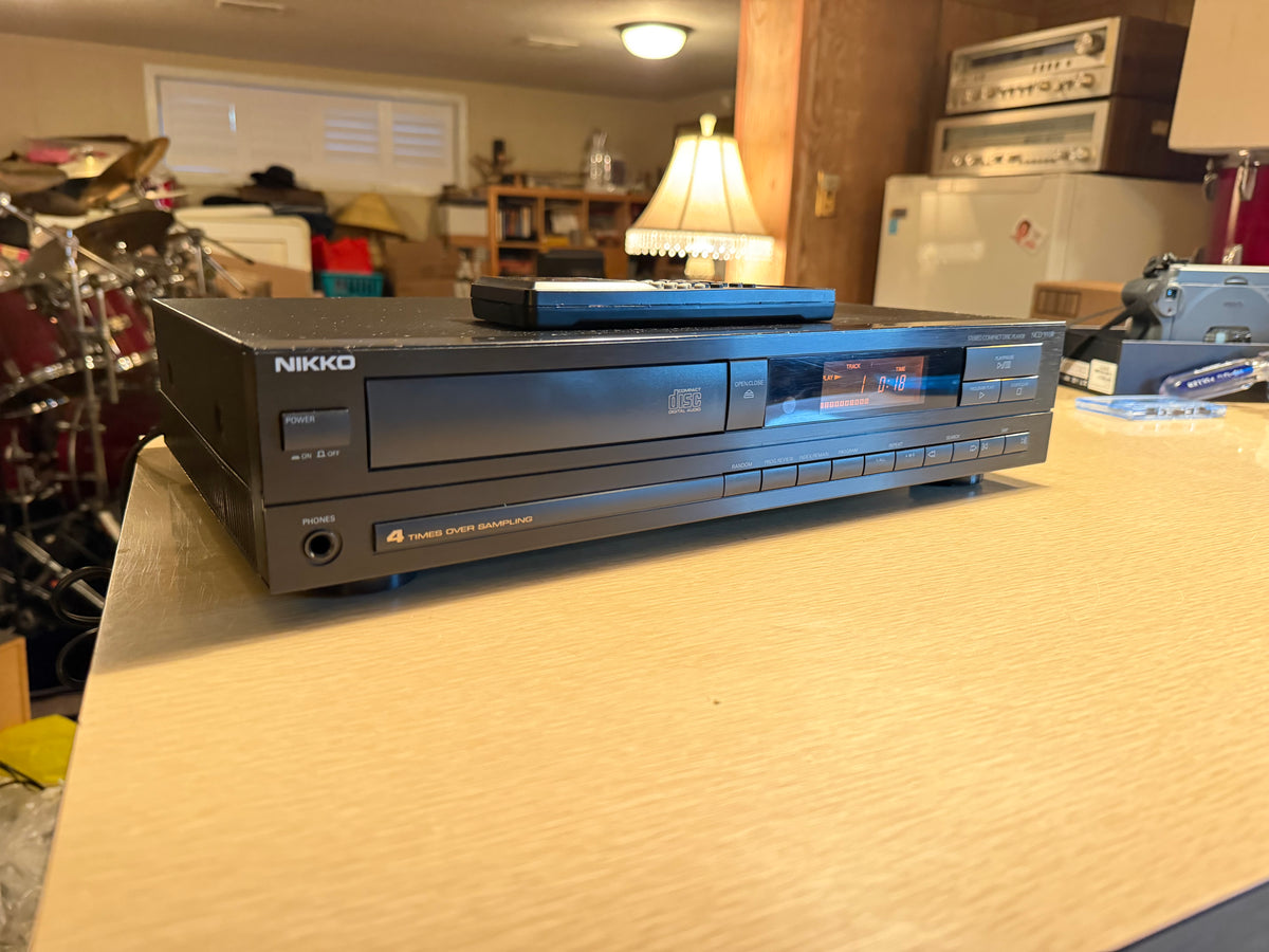 Nikko NCD-910R Digital Audio Stereo Compact Disk Player Fresh Service Remote🎶🔥