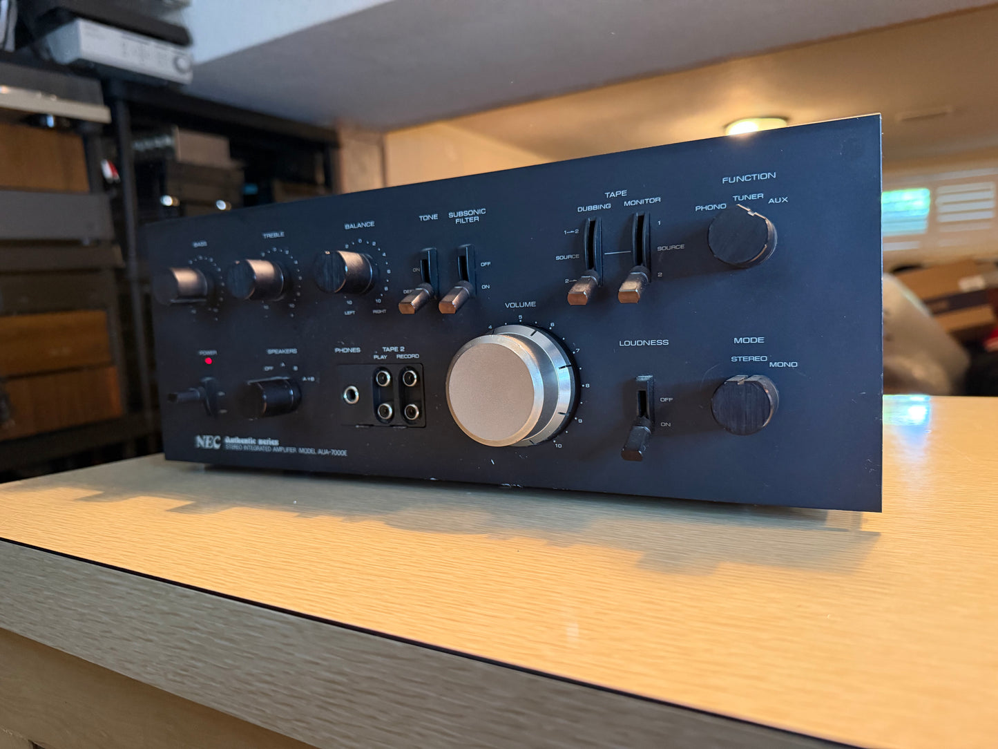 NEC AUA-7000E Authentic Series Stereo Integrated Amplifier X Rare Serviced 45WPC