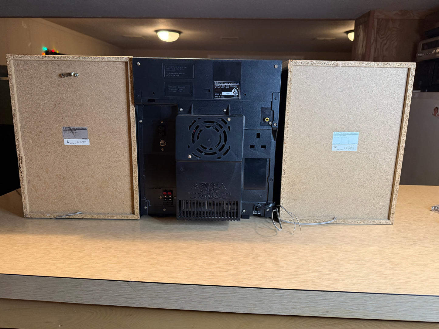 Sony MHC-GX250 Mini Hi-Fi Shelf Stereo System Radio CD Changer EVERYTHING WORKS!
