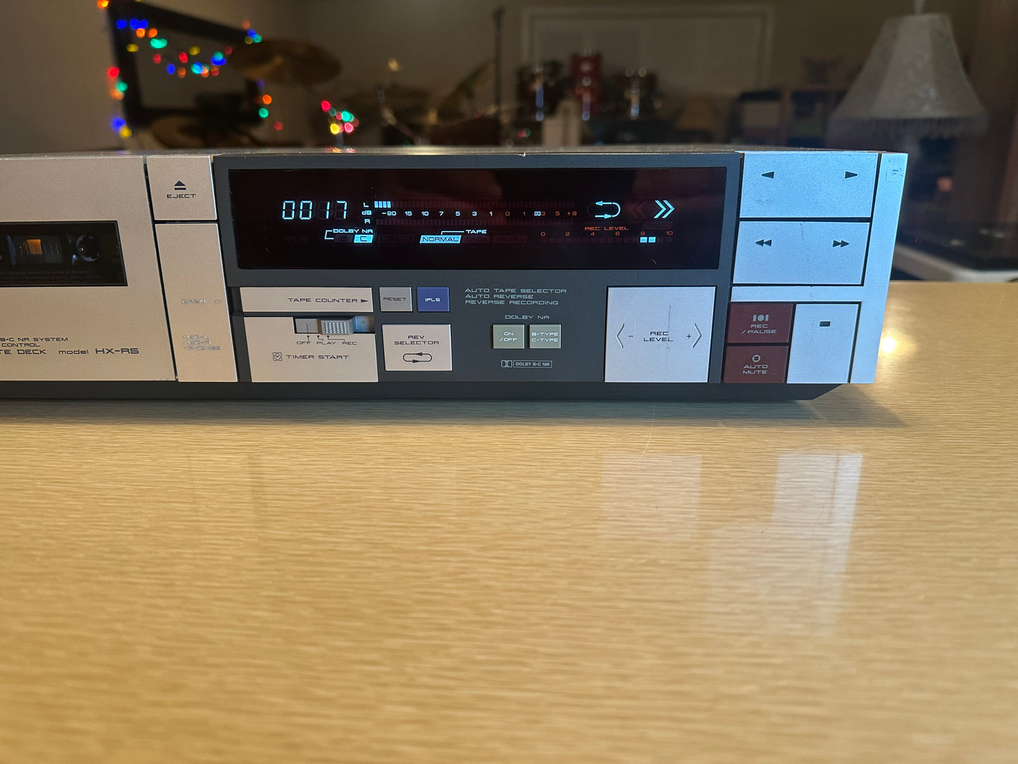 AKAI EA HX-R5 STEREO CASSETTE PLAYER JAPAN SILVER FRESHLY SERVICED VERY RARE🔥🎶