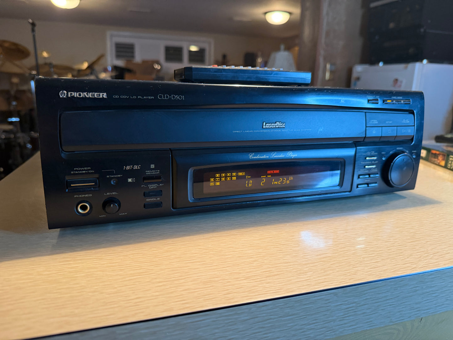Pioneer CLD-V700 Cd Cdv Ld Laserdisc Karaoke Player Near Mint With Remote Works!