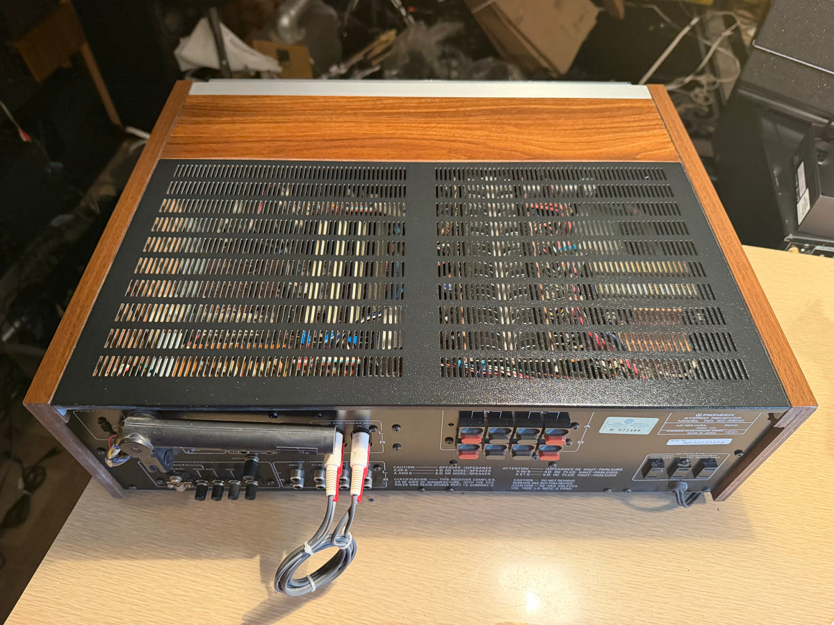 Vintage Pioneer SX-3800 Receiver Amplifier Near Mint FRESH Servicing Recapped🎶