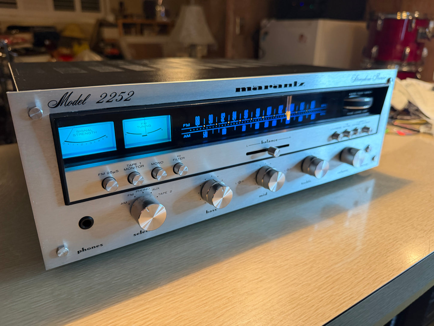 MARANTZ 2252 Vintage Am/Fm Stereo Receiver Pro Serviced Cleaned Near Mint Wow🔥