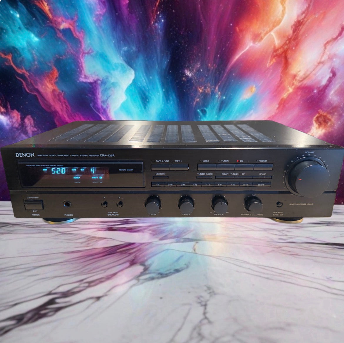 Denon DRA-435R AM/FM Stereo Receiver Excellent Condition Full Fresh Service🎶🔥