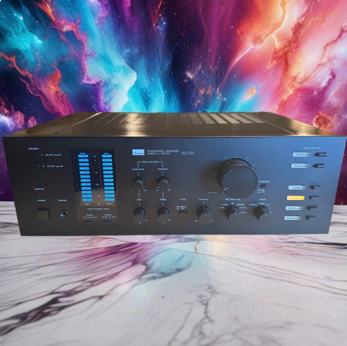 Sansui AU-D5 Integrated Amplifier Vintage Japan Full FRESH Service 65WPC Beauty!