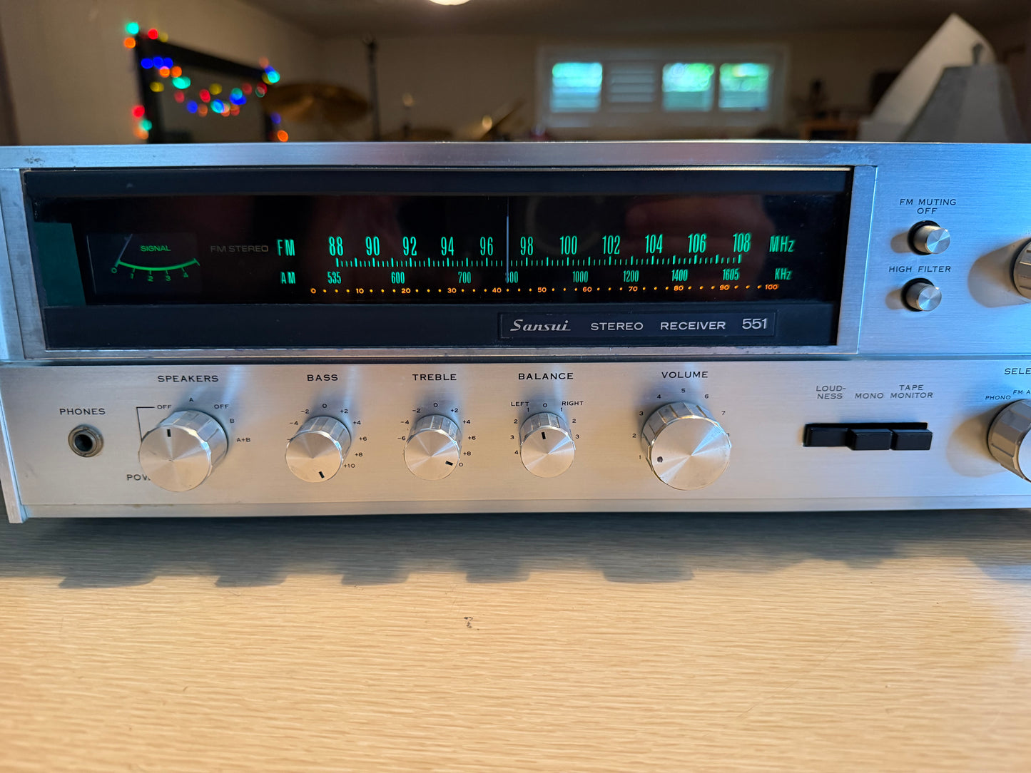 Sansui 551 Stereo Receiver - 1974 Vintage Full Fresh Service Crisp Sound Wow🔥🎶