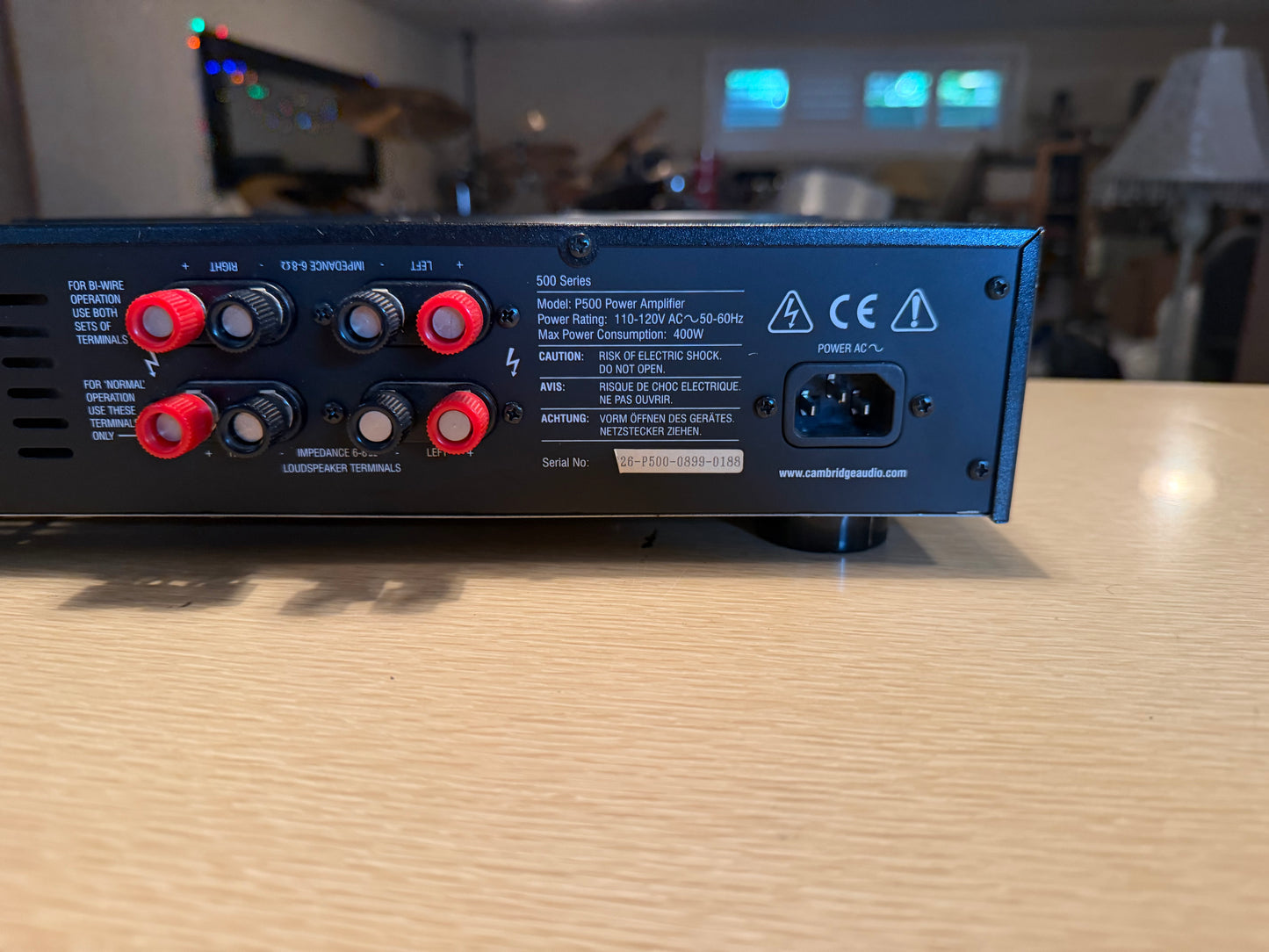 Cambridge Audio P500 Power Amplifier Clean Sound Full Fresh Service V Rare 🔥🎶