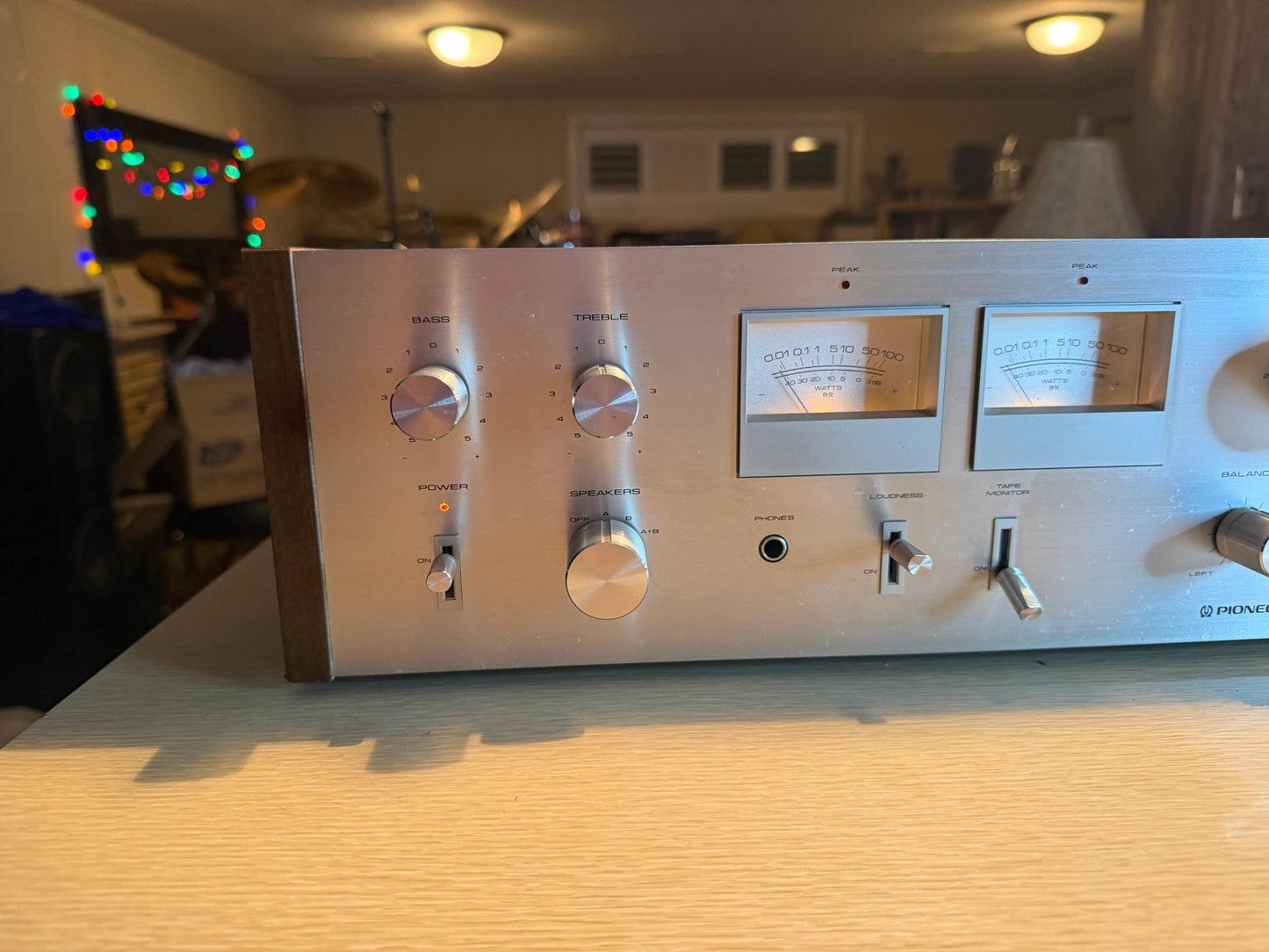 Rare Pioneer SA-6700 Integrated Amplifier Silver Face Vu Meters Fresh Service🎶