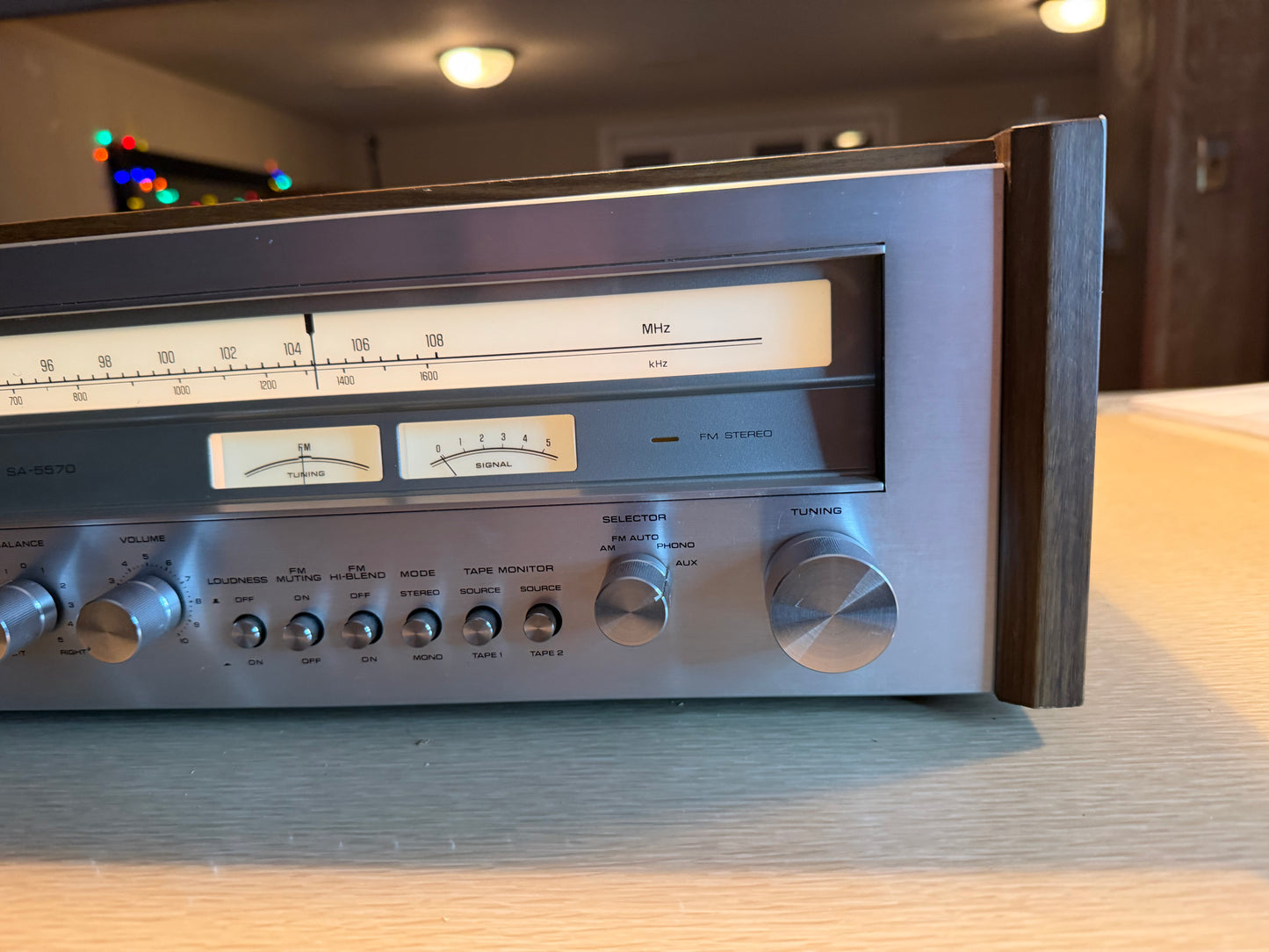 Technics Sa 5570 Stereo Receiver Amplifier 85 WPC Excellent Shape Fresh Service!