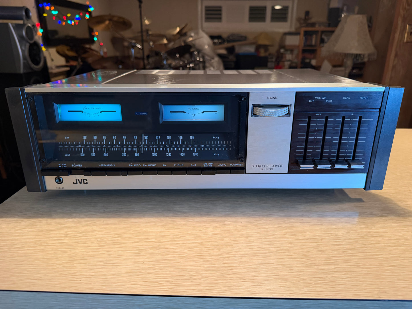JVC JR-S100 Vintage Hi-Fi integrated amplifier Full FRESH SERVICE LED Replaced🔥